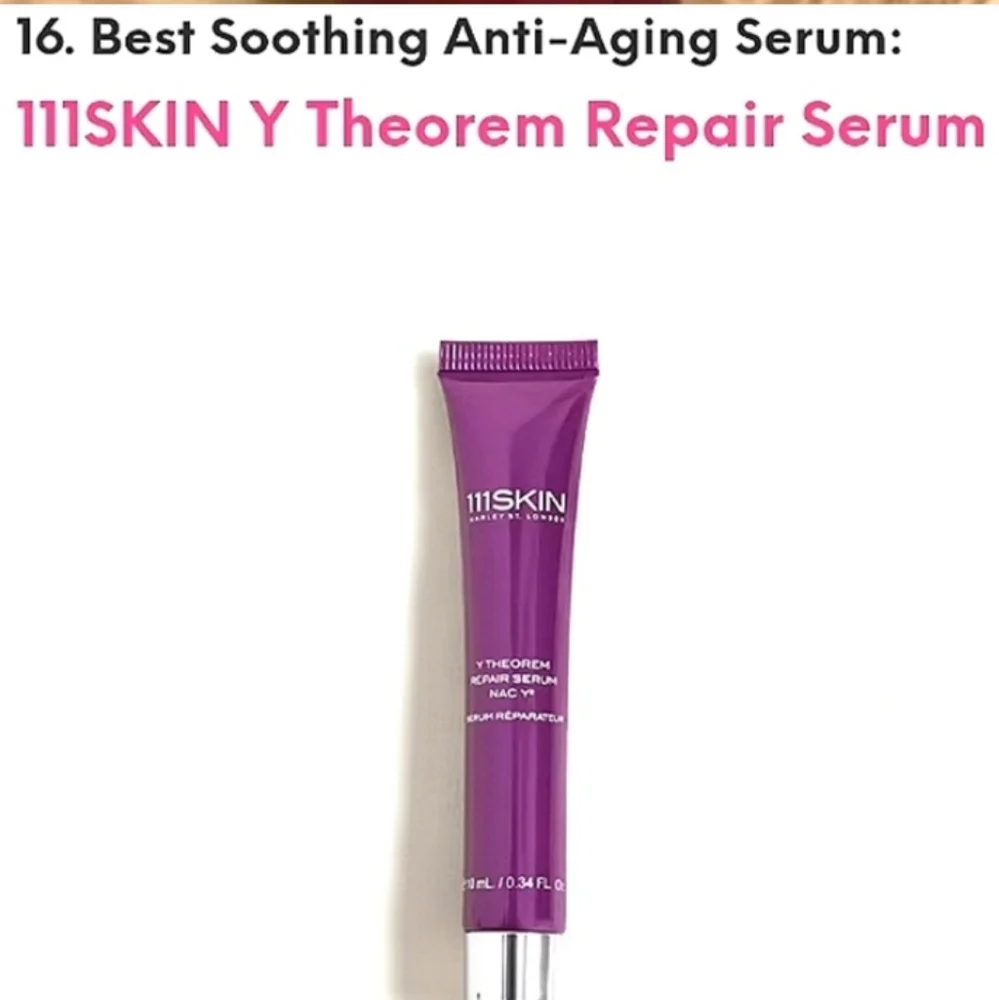 111SKIN Y Theorem Repair Anti-Aging  NAC Y² Serum NWT